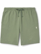 Polo Ralph Lauren - Straight-Leg Logo-Embroidered Cotton-Jersey Drawstring Shorts - Green