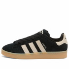 Adidas Campus 00s in Core Black/Cream White