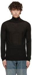 032c Black Logo Turtleneck