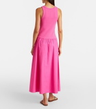 Velvet Romilly cotton-blend midi dress