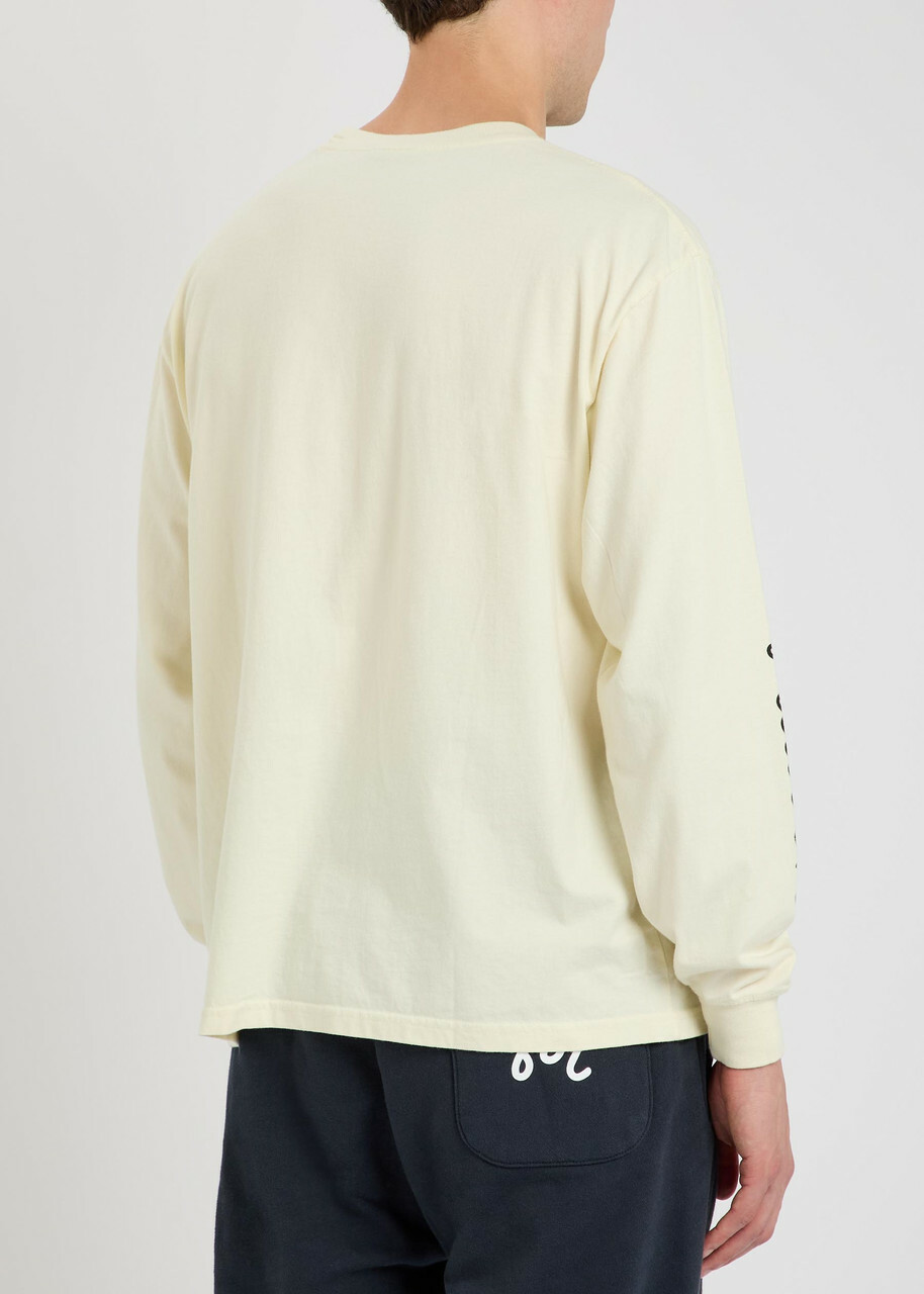 Malbon Gorse Logo-print Cotton T-shirt Cream