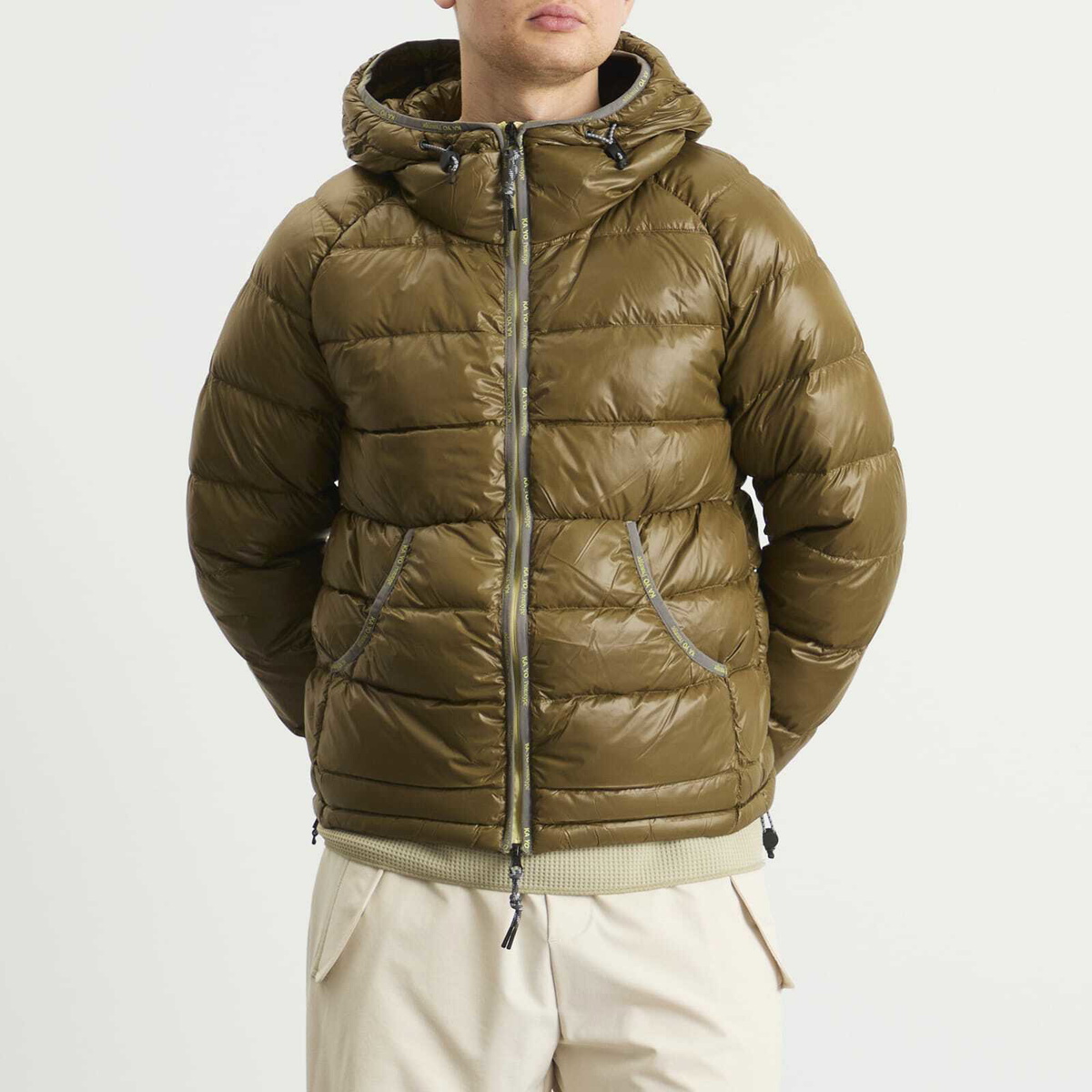 KA_YO_Prototype Men's Lightweight Down Jacket in Mole
