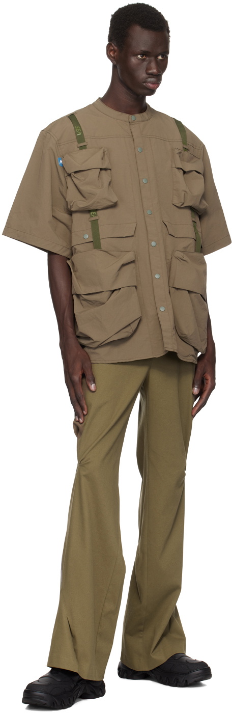 Archival Reinvent Khaki WIND AND SEA Edition Arc Military Bags Shirt