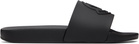 Moncler Black Basile Rubber Pool Slides