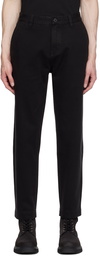 Hugo Black Tapered-Fit Trousers