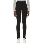 Prada Black Milano Elastic Band Leggings