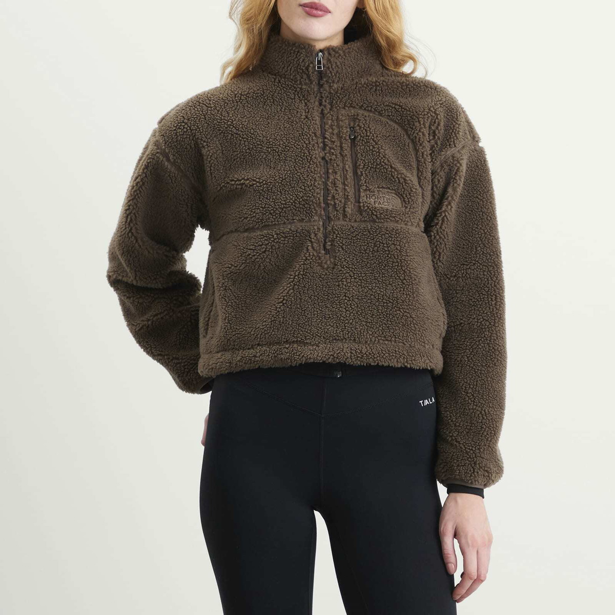The North Face Women's Extreme Pile Pullover in Smokey Brown
