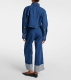 Patou Cropped denim shirt