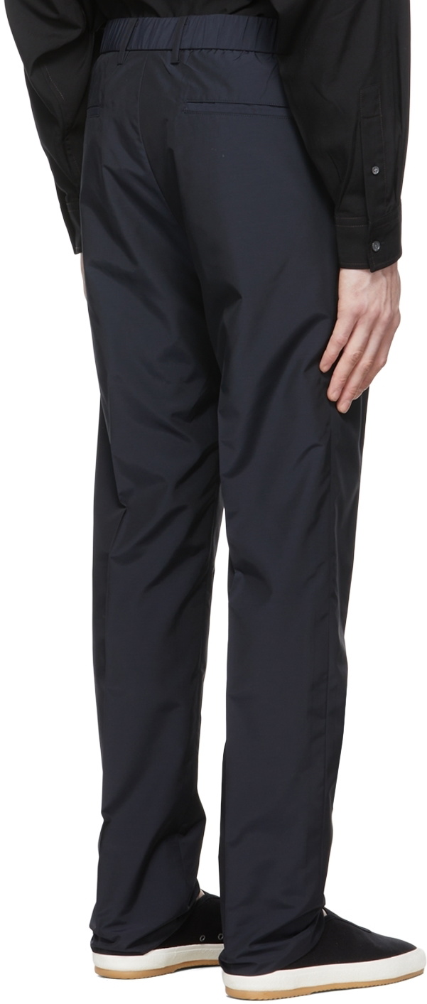 Ring Jacket Navy Wool Trousers