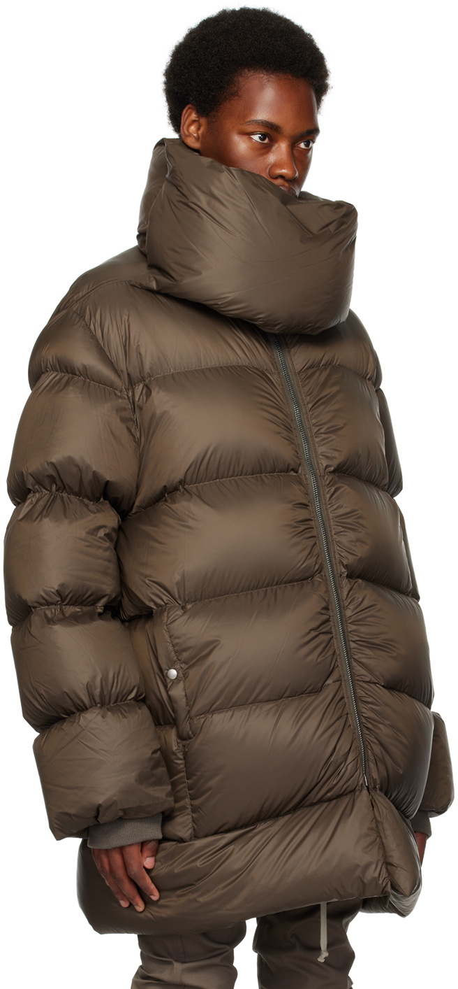 Rick Owens Brown Mountain Down Jacket Rick Owens