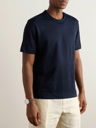 Zegna - Linen-Jersey T-Shirt - Blue