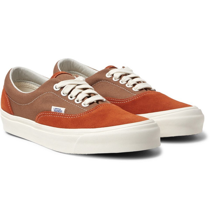 Photo: Vans - UA OG Era LX Canvas and Suede Sneakers - Light brown