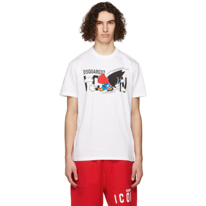 Photo: Dsquared2 White Icon Super T-Shirt