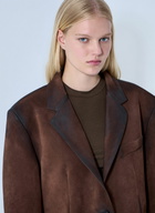 Acne Studios Distressed Suede Blazer
