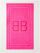 BALENCIAGA - Logo-Jacquard Cotton-Terry Beach Towel