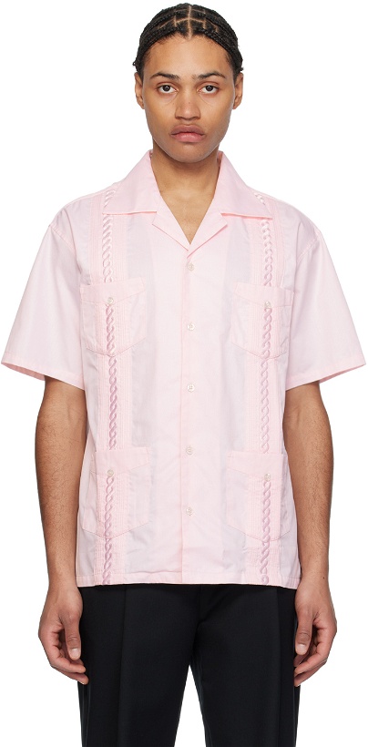 Photo: Drôle De Monsieur Pink 'La Chemise Cubaine' Shirt