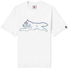 ICECREAM Men's Crystal Running Dog T-Shirt in White