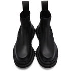 Julius Black Side Gore Chelsea Boots