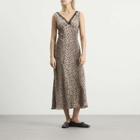RIXO Women's Sandrine Dress in Antelope Spot Black