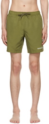 Burberry Khaki Polyester Swim Shorts