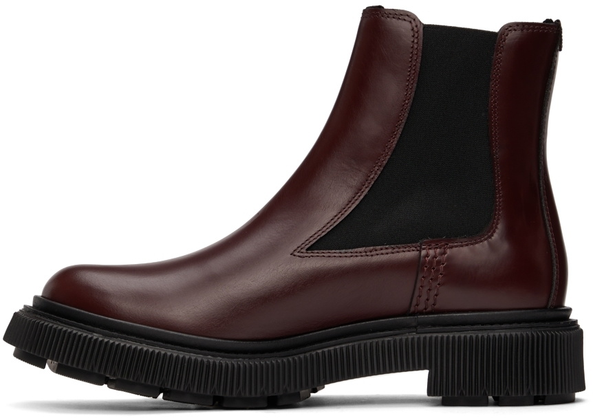 Études Burgundy Adieu Edition Type 146 Chelsea Boots Etudes