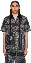 sacai Navy Bandana Shirt