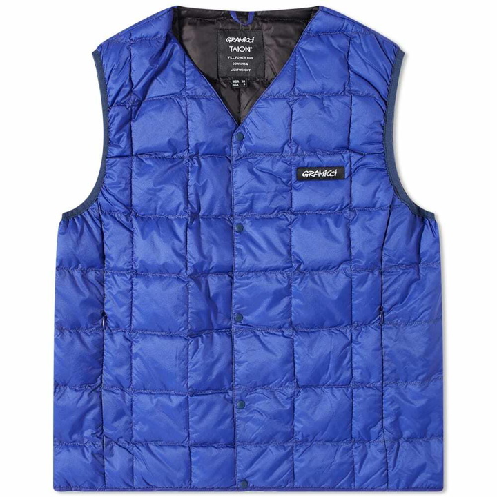 Photo: Gramicci x Taion Down Liner Vest in Purple