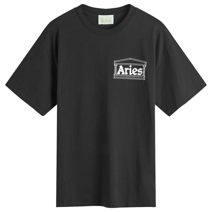 Photo: Aries Men's Stoned Temple T-Shirt in Black