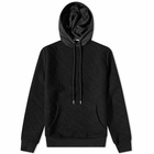 Moncler Men's Jaquard Monogram Popover Hoody in Black