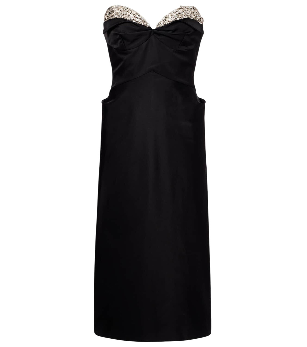 Alexander McQueen Pinstripe Asymmetric Pencil Dress