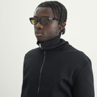 Prada Eyewear C08S Sunglasses in Black/Yellow Gradient Light Brown 
