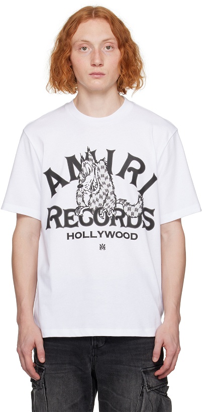 Photo: AMIRI White Records Wolf T-Shirt