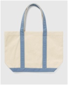 Sporty & Rich Serif Logo Two Tone Tote White - Mens - Tote & Shopping Bags