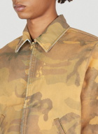 NOTSONORMAL - Camouflage Dusted Jacket in Orange