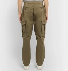 Officine Generale - Jay Slim-Fit Tapered Cotton-Blend Cargo Trousers - Green