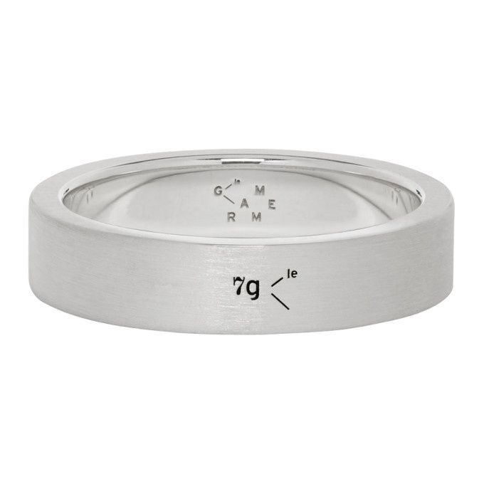 Photo: Le Gramme Silver Brushed Le 7 Grammes Ribbon Ring