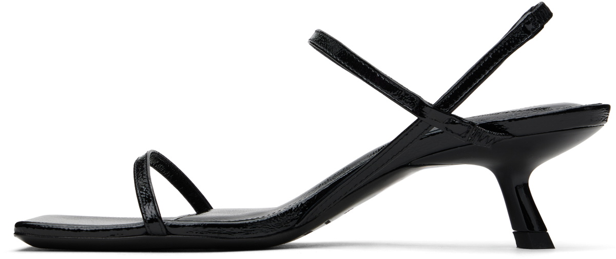 ANINE BING Black Hilda Heeled Sandals