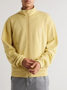 Isabel Marant - Issopa Logo-Embroidered Fleece-Trimmed Jersey Track Jacket - Yellow