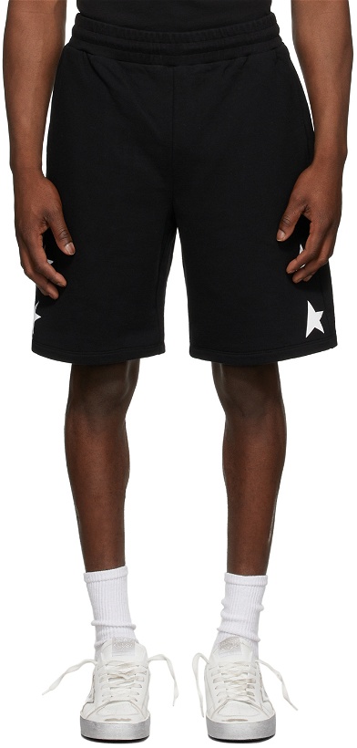 Photo: Golden Goose Black Diego Star Bermuda Shorts