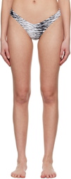 Miaou White & Black Bambi Bikini Bottom