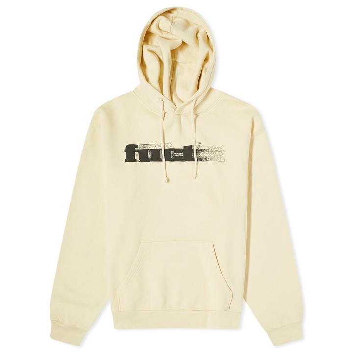 Photo: FUCT Men's Blurred Pullover Hoodie in Pale Khaki