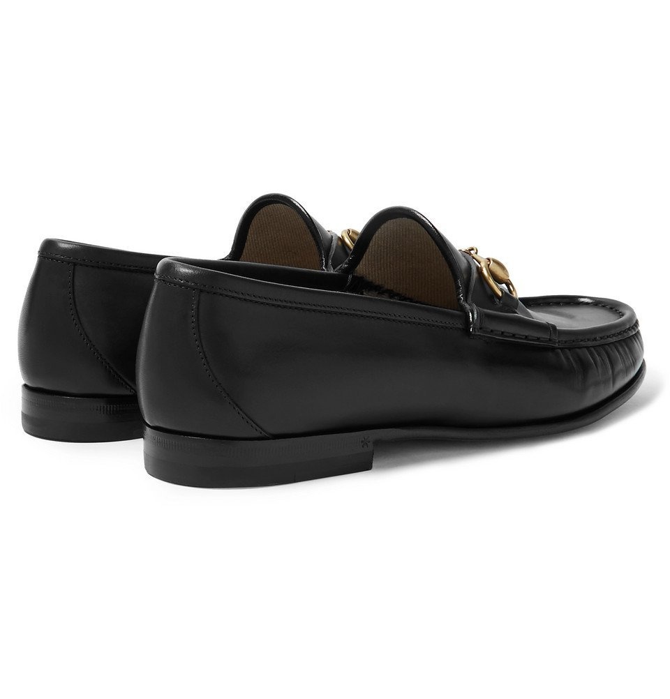 Gucci - Roos Horsebit Leather Loafers - Men - Black Gucci
