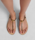 Amanu Naivasha leather thong sandals