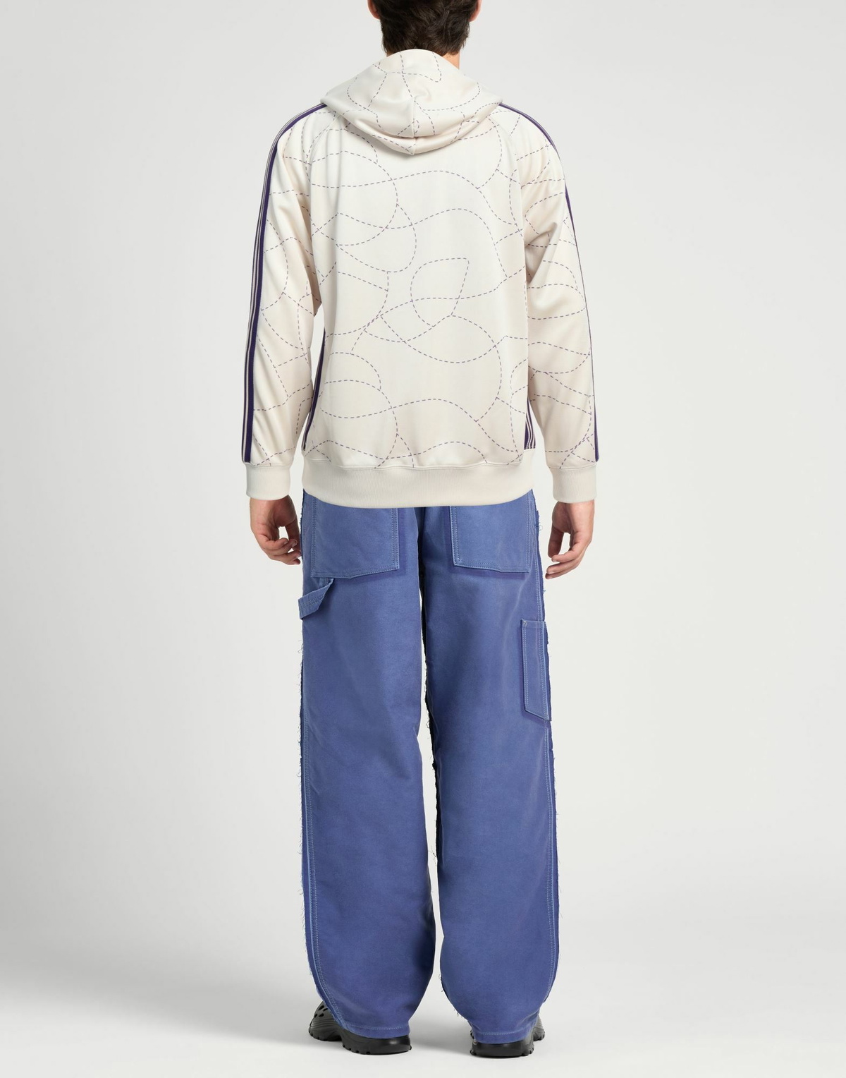 Needles Mens Sweatshirt Ivory
