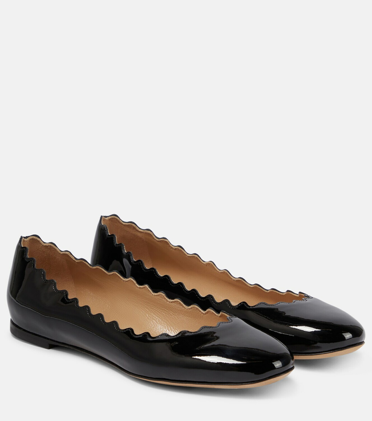 Chloé Lauren patent leather ballet flats Chloe