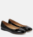 Chloé Lauren patent leather ballet flats