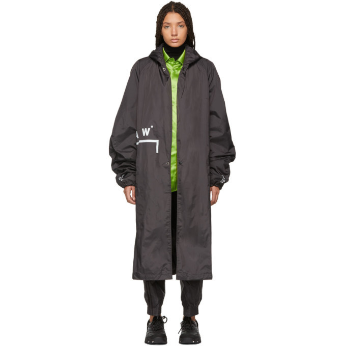 A-Cold-Wall* Black Nylon Storm Coat A-Cold-Wall*