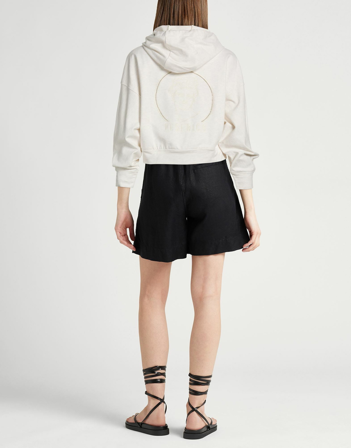 Peserico Womens Sweatshirt Light in Grey