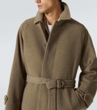 Auralee Belted wool coat