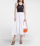 Patou Logo cotton tank top